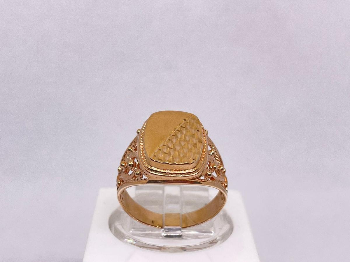 КОЛЬЦО ПЕЧАТКА без камня (Au 585)