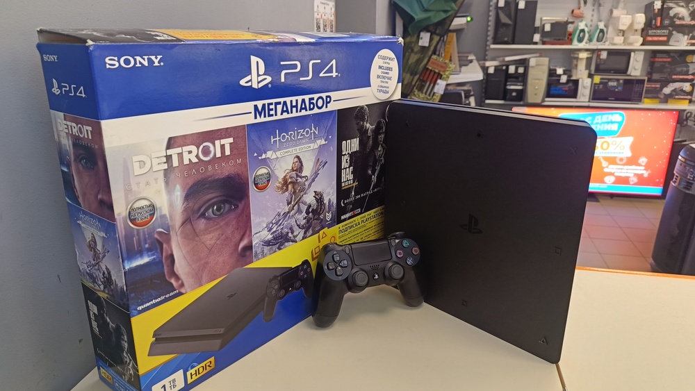 Игровая приставка PlayStation 4 Slim 1Tb Игровая приставка PlayStation 4 Slim 1Tb