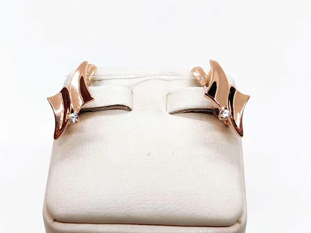 СЕРЬГИ С КАМНЕМ (Au 585)