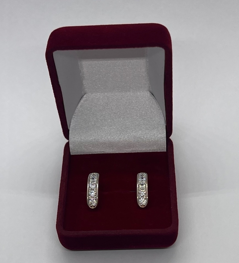 СЕРЬГИ С КАМНЯМИ (Au 585)