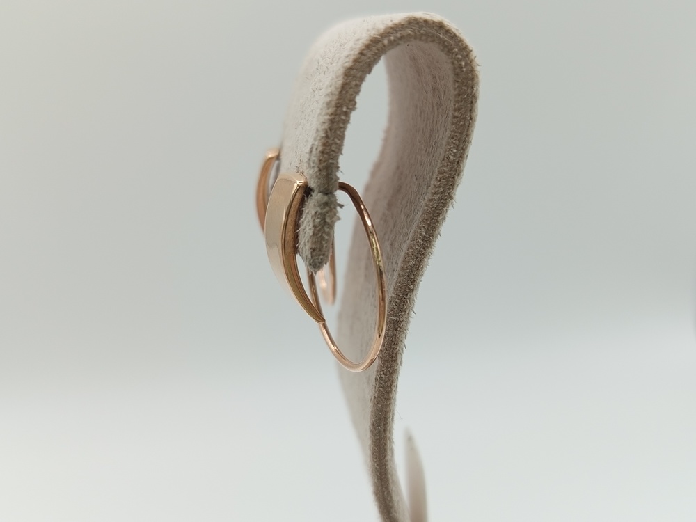 СЕРЬГИ БЕЗ КАМНЯ (Au 585)