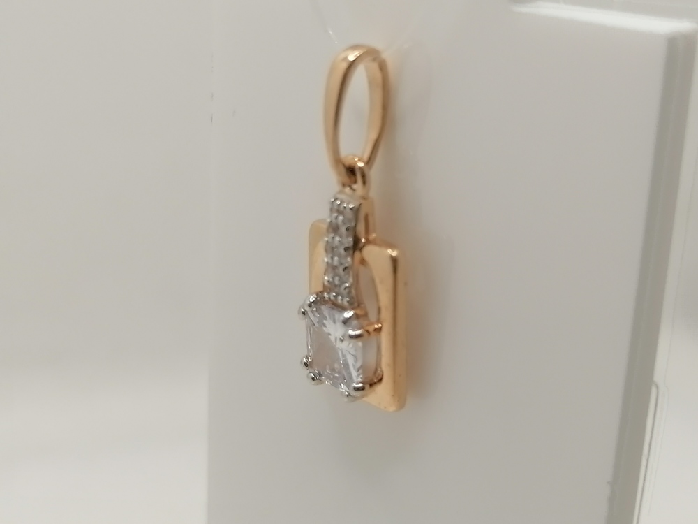 ПОДВЕСКА С КАМНЯМИ (Au 585)