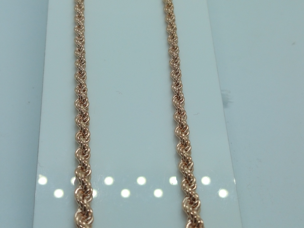 ЦЛВР585 ЦЕПЬ ПОЛНОВЕСНАЯ Веревка (Au 585)