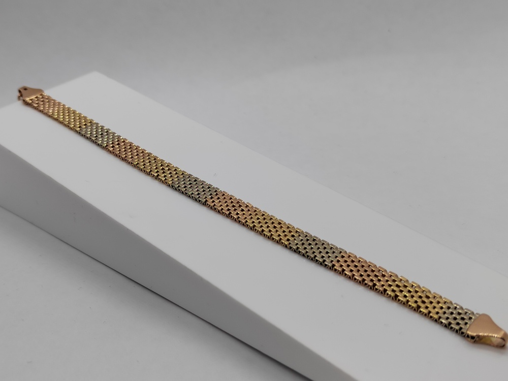 БРАСЛЕТ ПОЛНОВЕСНЫЙ Фантазия Au 585