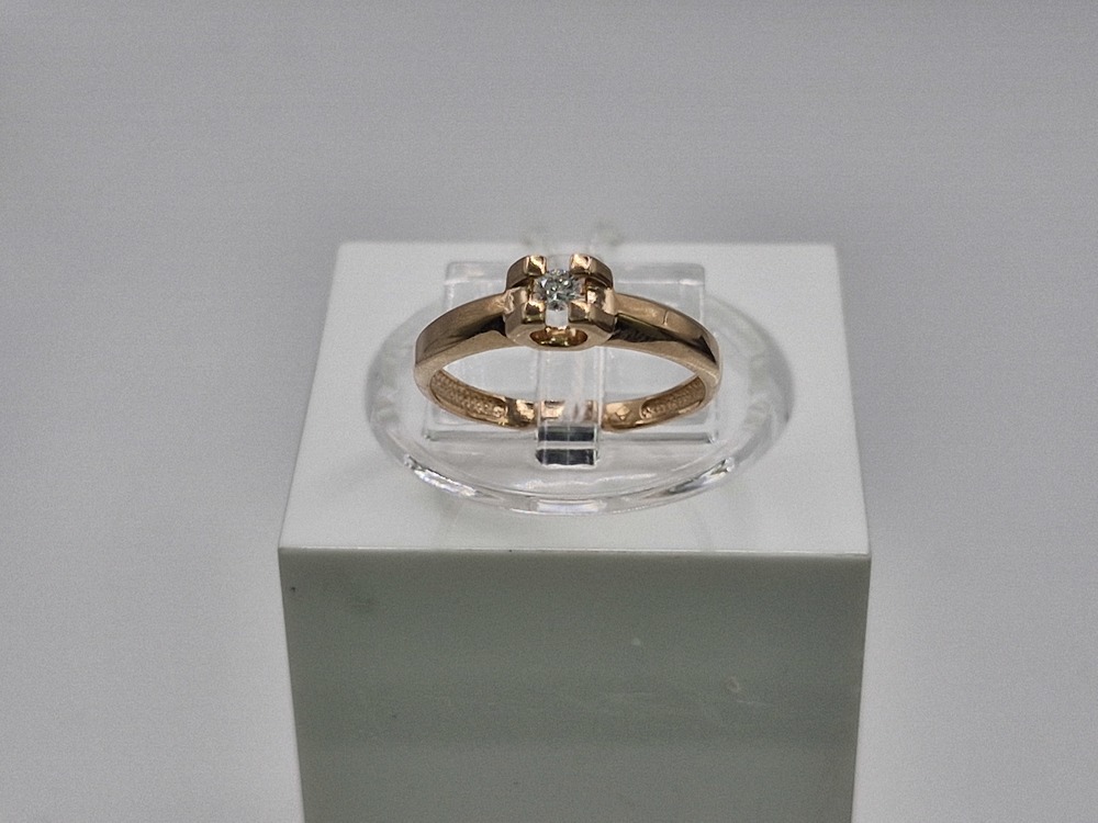 КОЛЬЦО БРИЛЛИАНТ Au 585