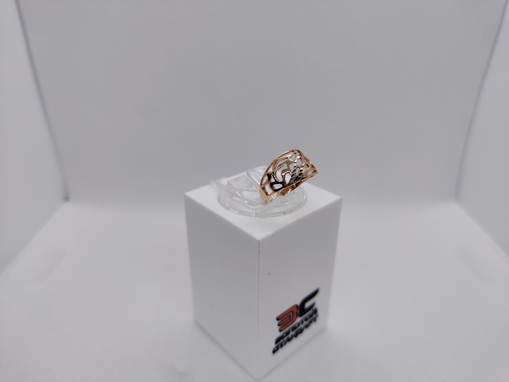 КОЛБКМ585 КОЛЬЦО БЕЗ КАМНЯ (Au 585)