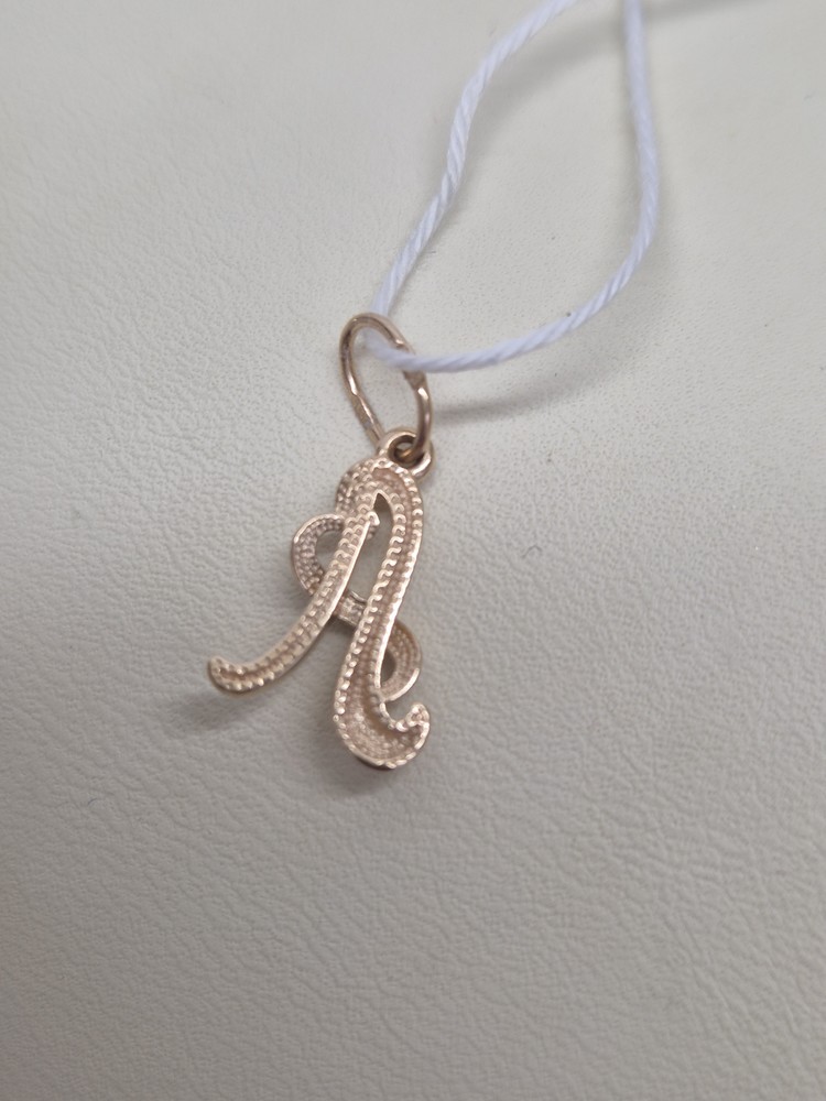 ПОДВЕСКА БУКВА А Au 375