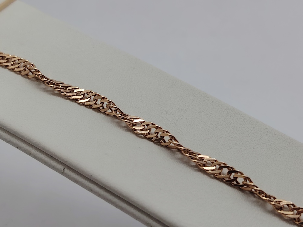 БРАСЛЕТ ПОЛНОВЕСНЫЙ Сингапур Au 585