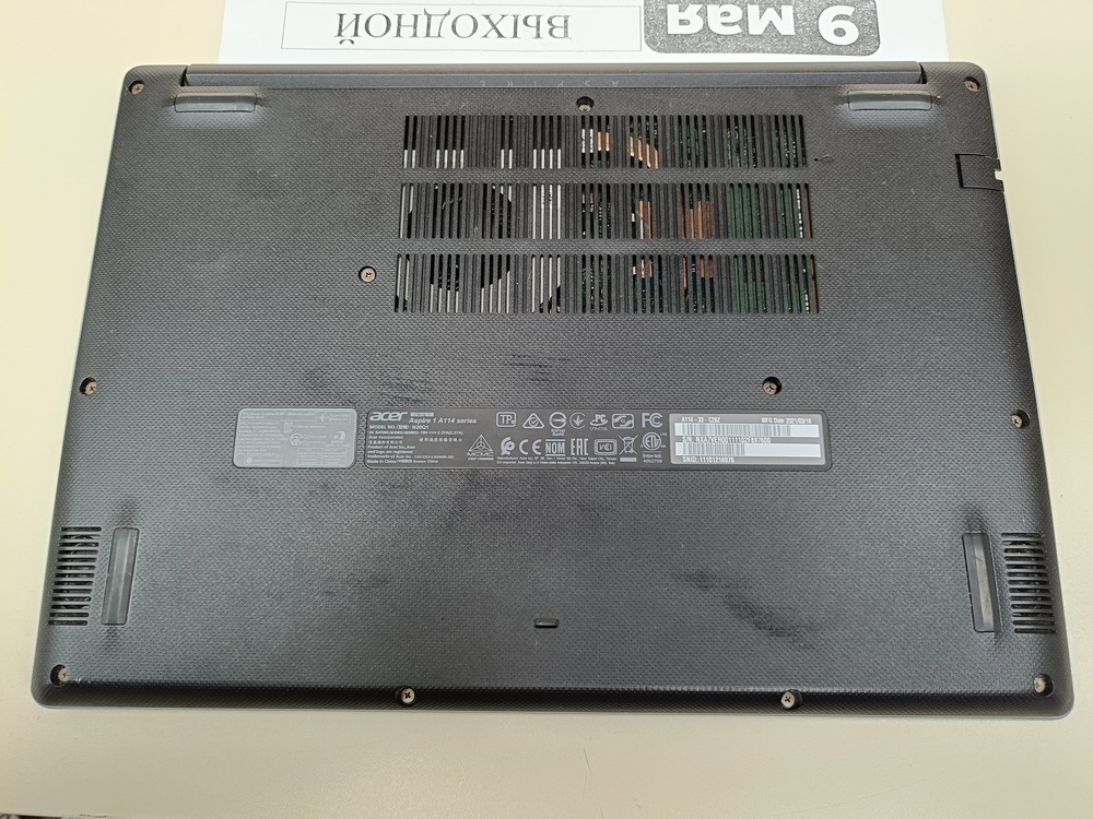 Ноутбук Acer; Celeron N4500,  Intel(R) Graphics, 8 Гб, 128 Гб, Нет
