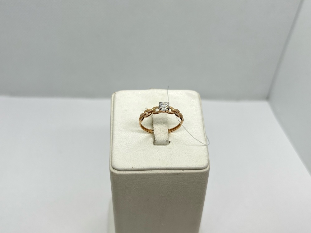 КОЛЬЦО С КАМНЕМ (Au 585)