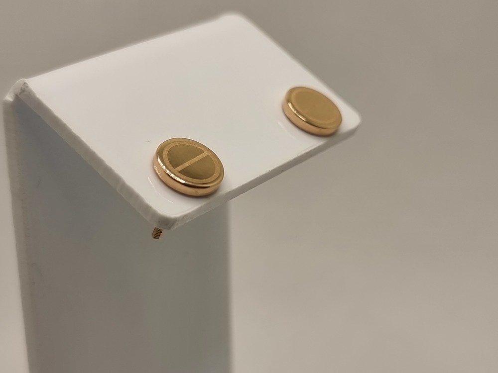 СЕРЬГИ ПУСЕТЫ без камня (Au 585)