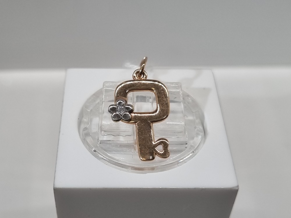 ПОДКМ585 ПОДВЕСКА С КАМНЕМ (Au 585)