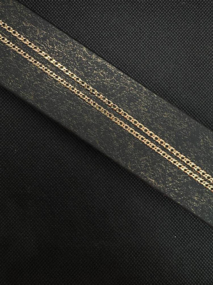 ЦЕПЬ ПОЛНОВЕСНАЯ Ромб двойной (Au 585)