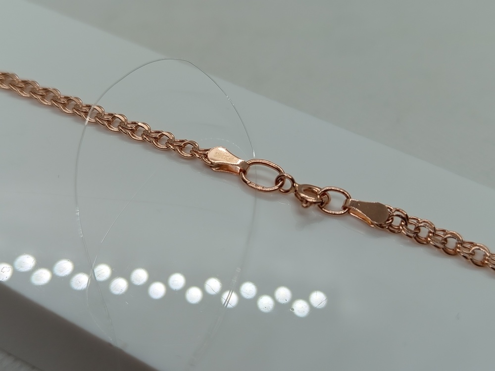 ЦЕПЬ ПУСТОТЕЛАЯ Бисмарк (Au 585)