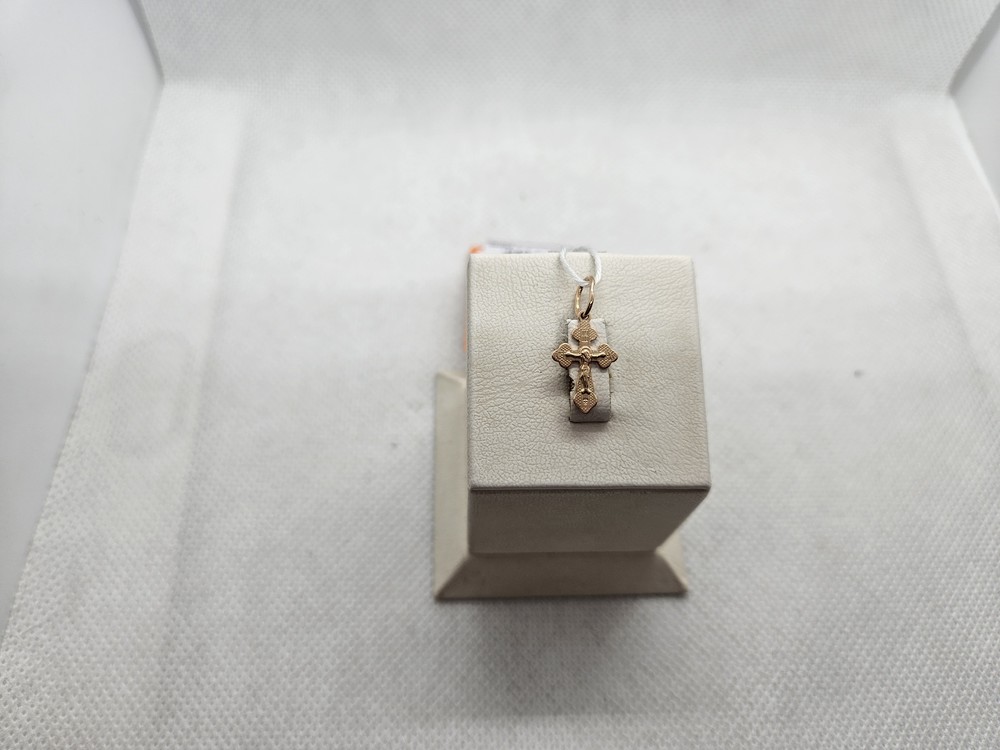 ПОДКБК585 ПОДВЕСКА КРЕСТ БЕЗ КАМНЯ (Au 585)