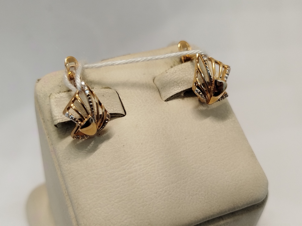 СЕРЬГИ С КАМНЯМИ (Au 585)