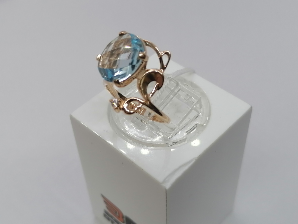 КОЛКМИ585 КОЛЬЦО С КАМНЯМИ (Au 585)