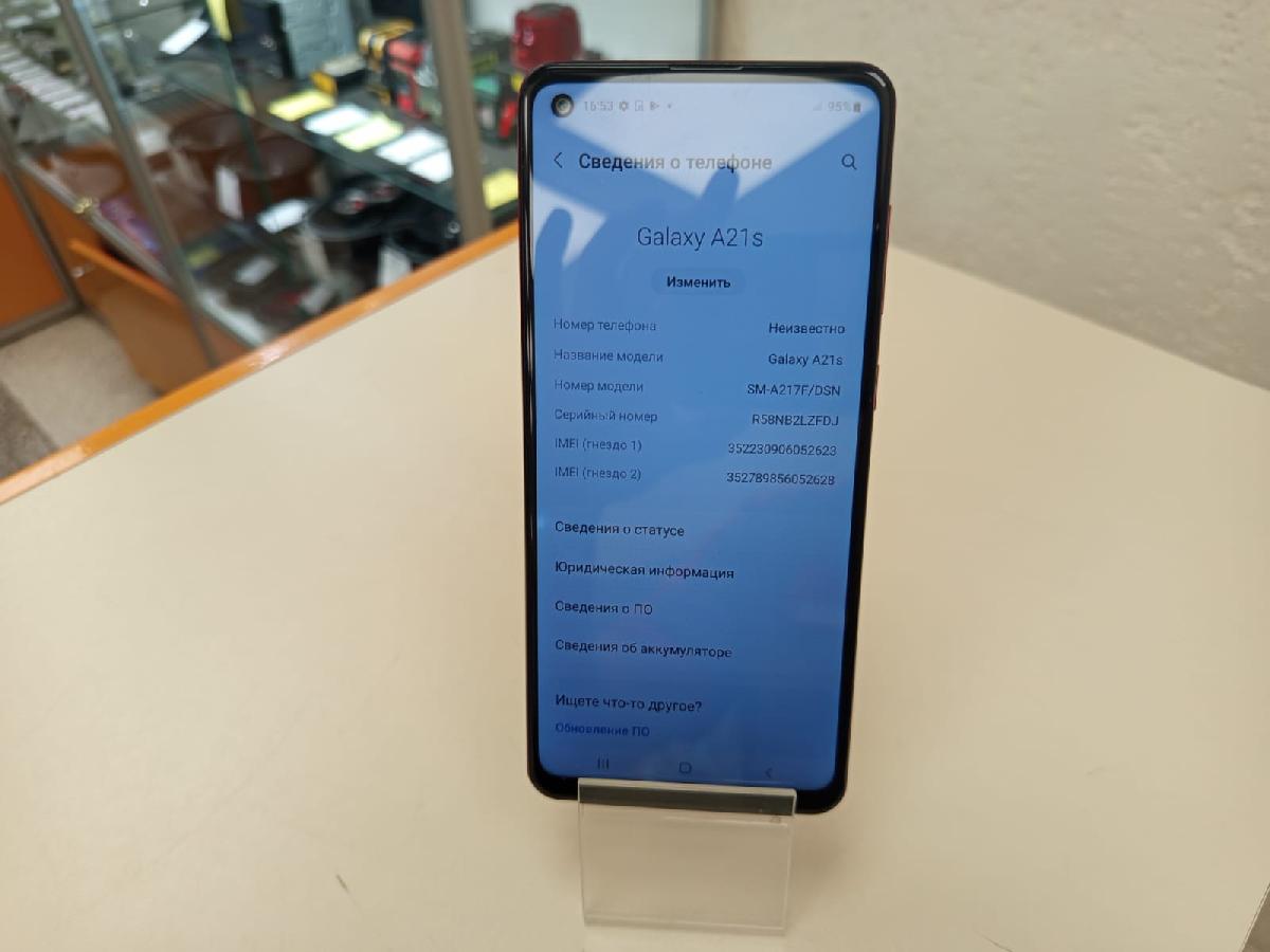 Смартфон Samsung Galaxy A21S 4/64