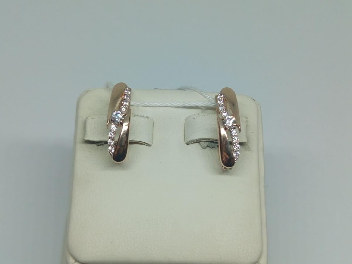 СЕРЬГИ С КАМНЯМИ (Au 585)