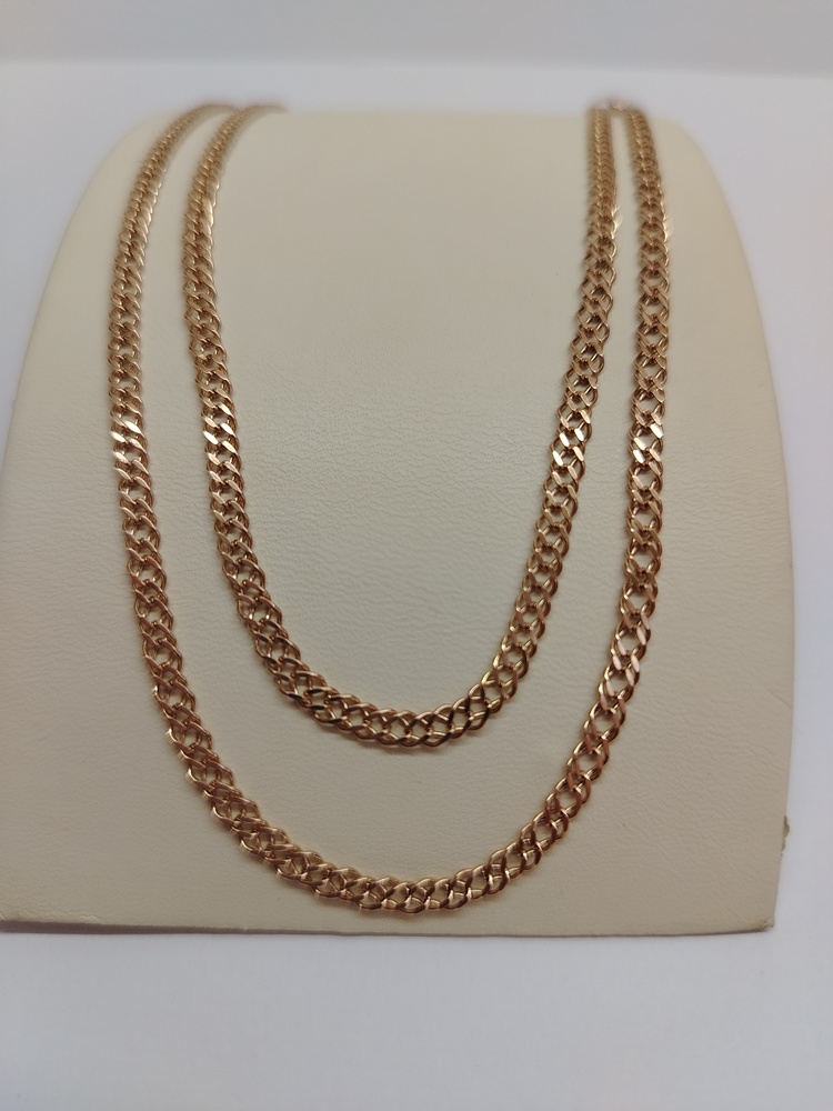 ЦЕПЬ ПОЛНОВЕСНАЯ Ромб двойной (Au 585)