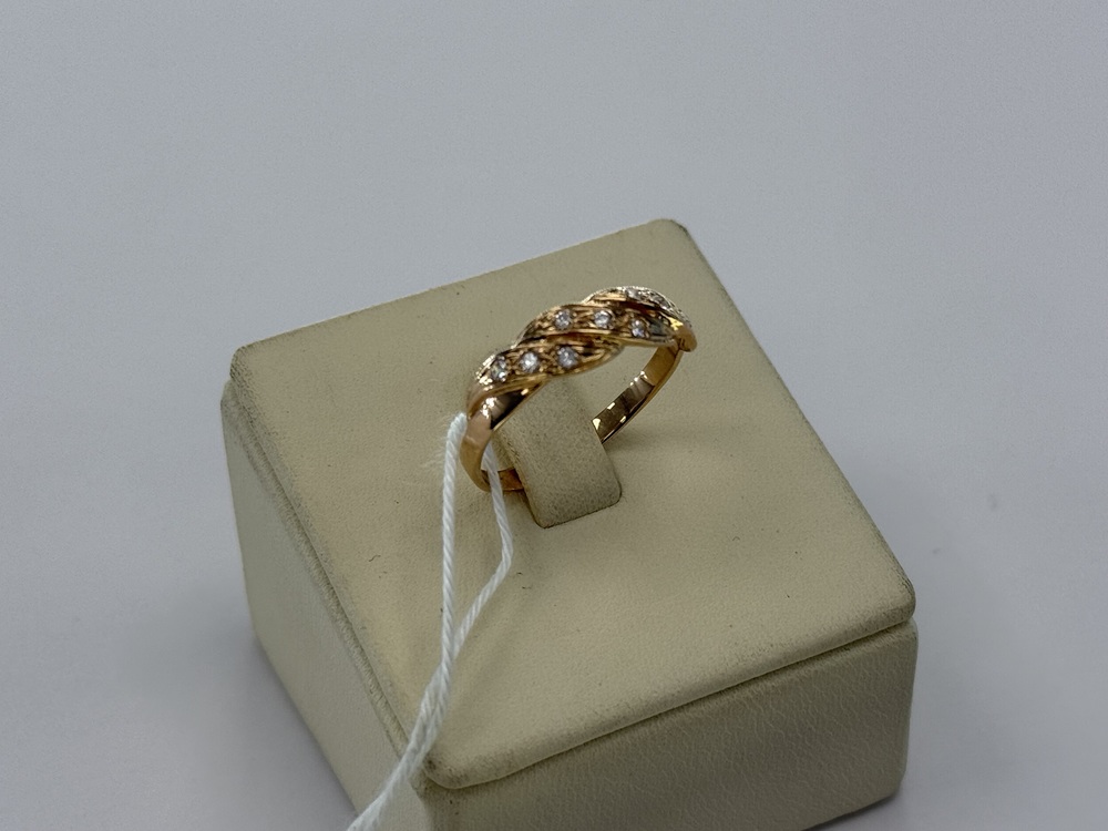КОЛКМИ585 КОЛЬЦО С КАМНЯМИ (Au 585)