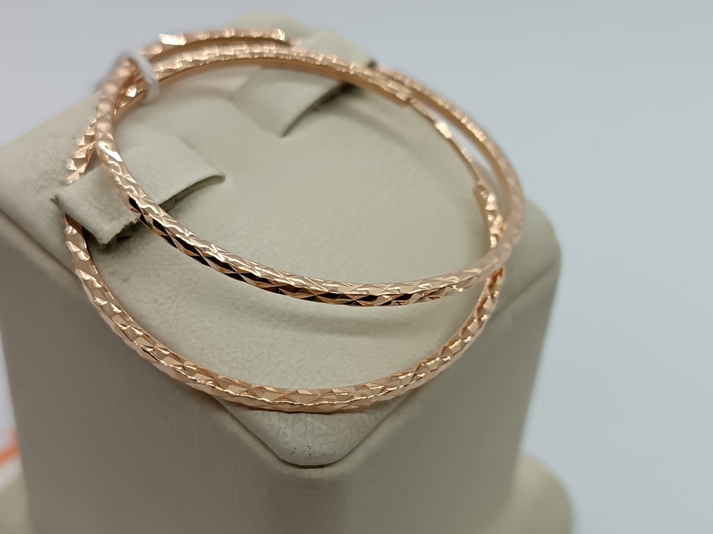 СКОН585 СЕРЬГИ КОНГО (Au 585)