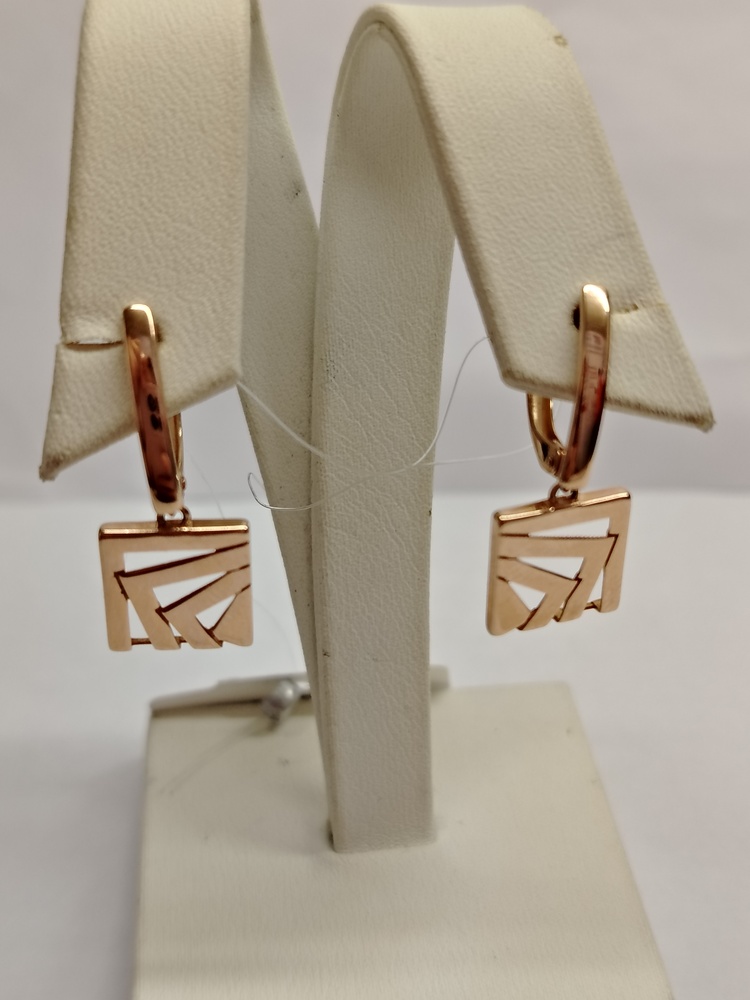 СЕРЬГИ БЕЗ КАМНЯ (Au 585)