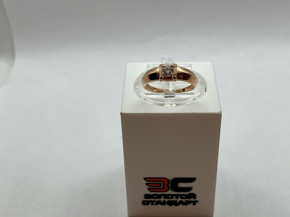 КОЛКМ585 КОЛЬЦО С КАМНЕМ (Au 585)