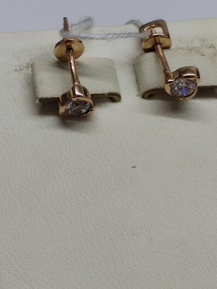 СЕРЬГИ ПУСЕТЫ (Au 375)