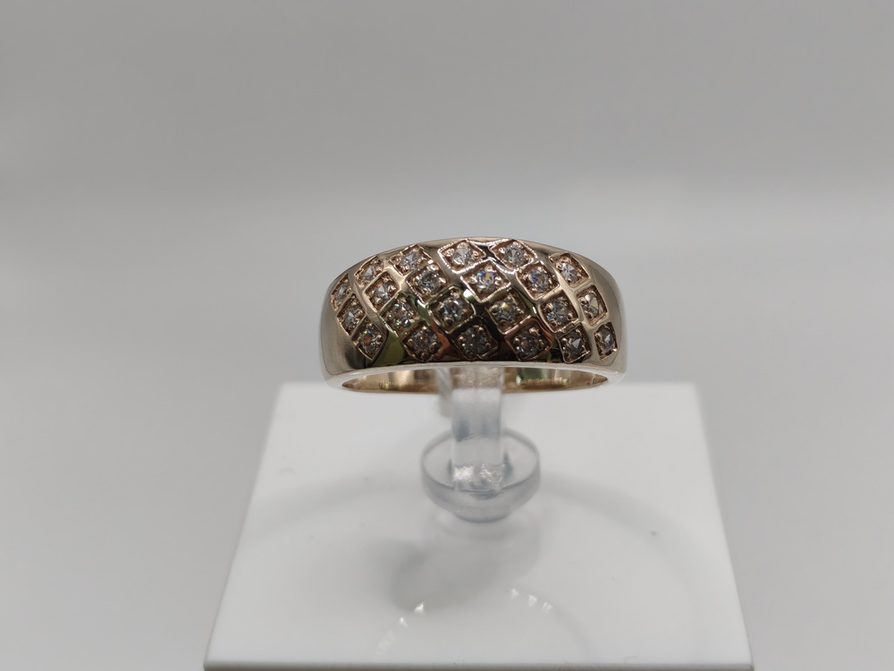 КОЛКМИ585 КОЛЬЦО С КАМНЯМИ (Au 585)