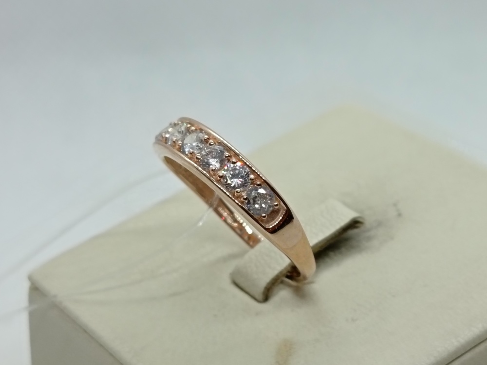 КОЛЬЦО С КАМНЯМИ (Au 585)