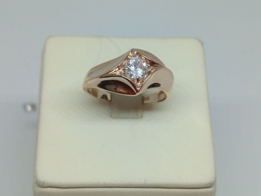 КОЛЬЦО С КАМНЕМ (Au 585)