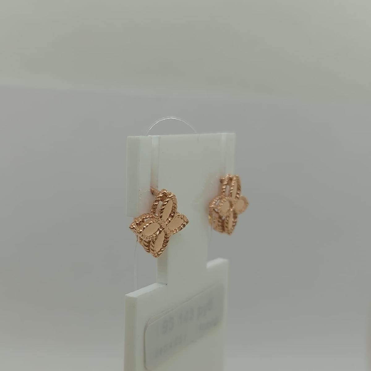 СЕРЬГИ БЕЗ КАМНЯ (Au 585)