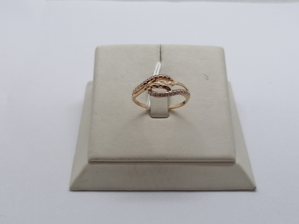 КОЛКМИ585 КОЛЬЦО С КАМНЯМИ (Au 585)
