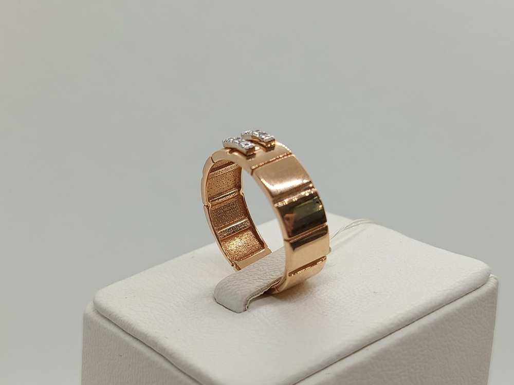 к4937 КОЛЬЦО С КАМНЯМИ (Au 585)