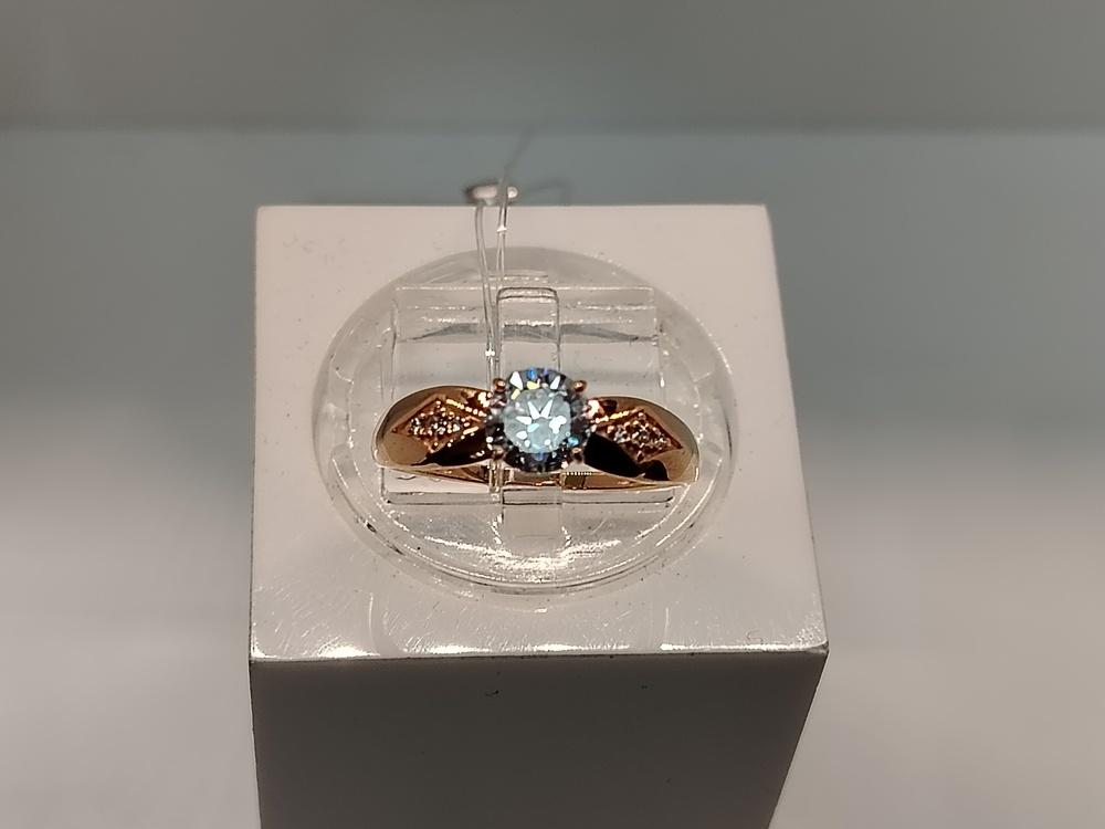 КОЛЬЦО С КАМНЯМИ (Au 585)