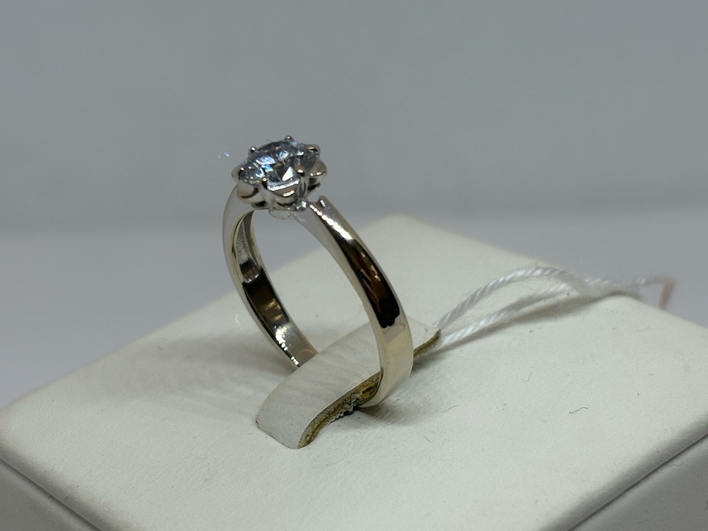 КОЛКМ585 КОЛЬЦО С КАМНЕМ (Au 585)