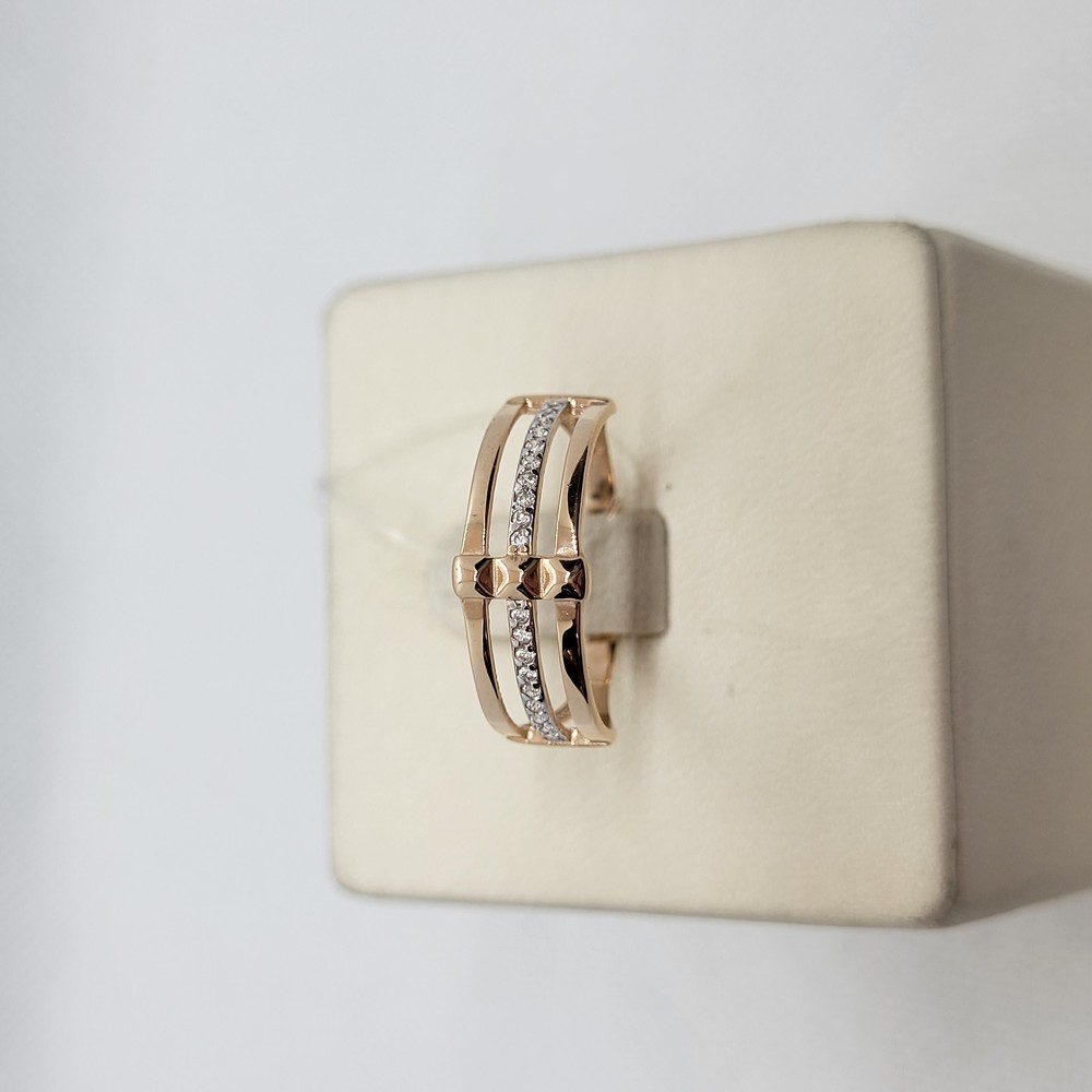 КОЛЬЦО С КАММНЯМИ (Au 585)