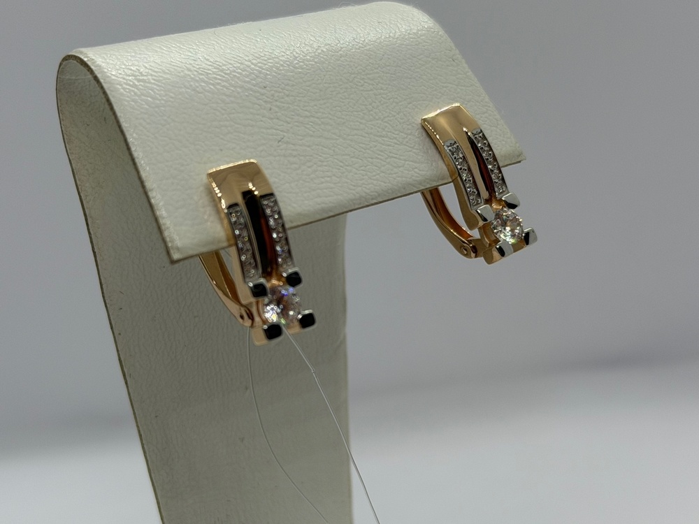 СЕРЬГИ С КАМНЯМИ (Au 585)