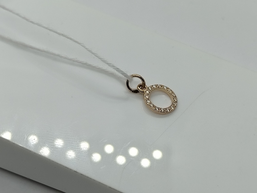 ПОДКМИ585 ПОДВЕСКА С КАМНЯМИ (Au 585)