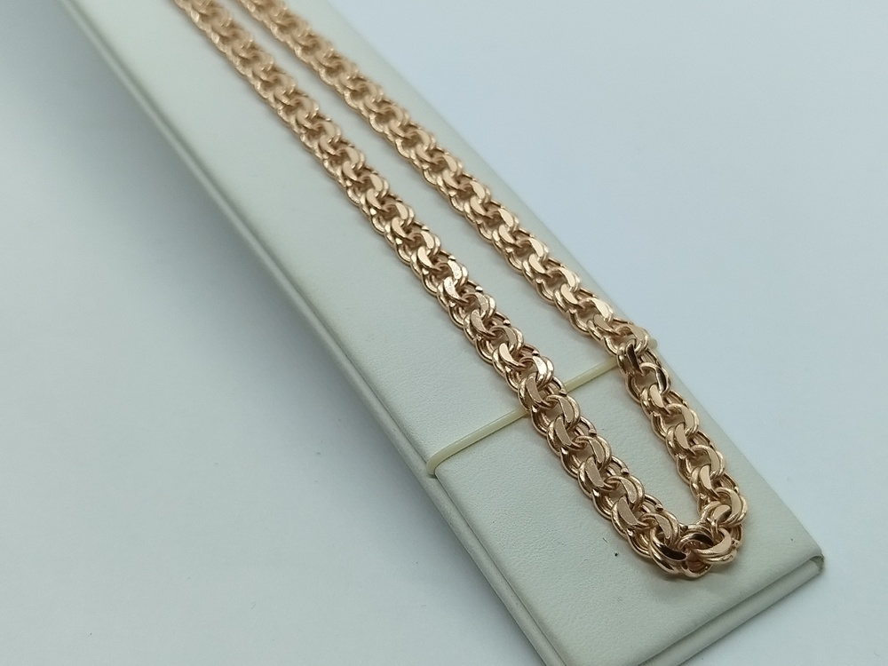 БРАСЛЕТ ПУСТОТЕЛЫЙ Бисмарк (Au 585)