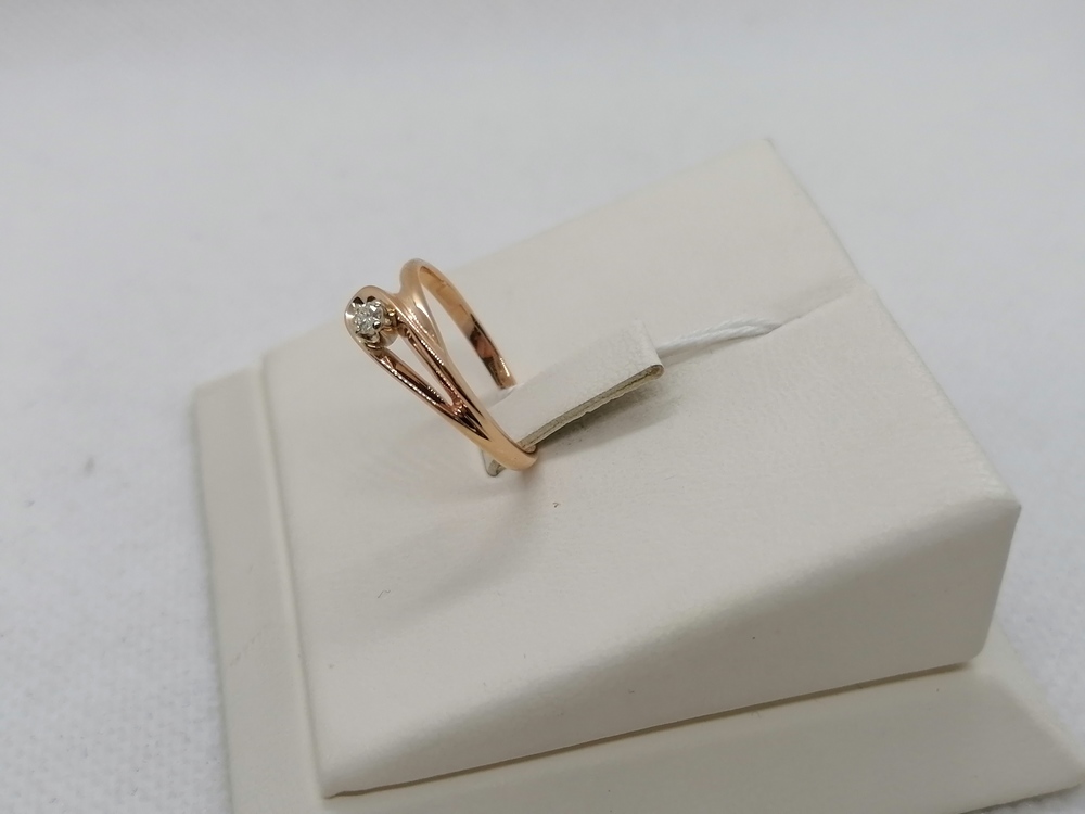 КОЛЬЦО БРИЛЛИАНТ Au 585