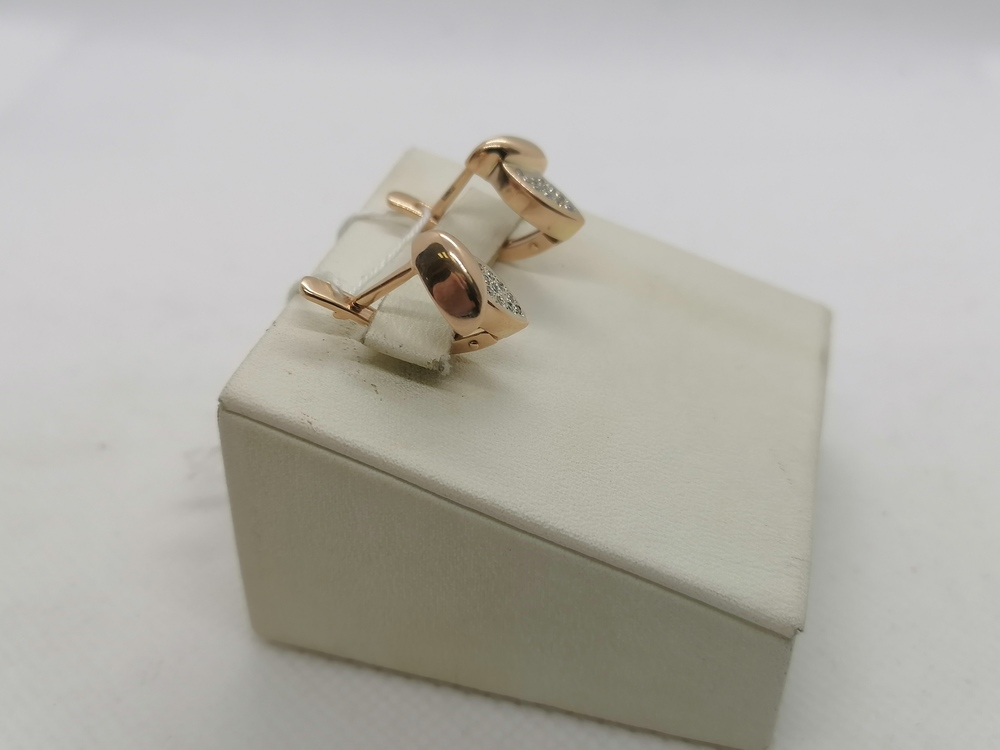 СКМИ585 СЕРЬГИ С КАМНЯМИ (Au 585)