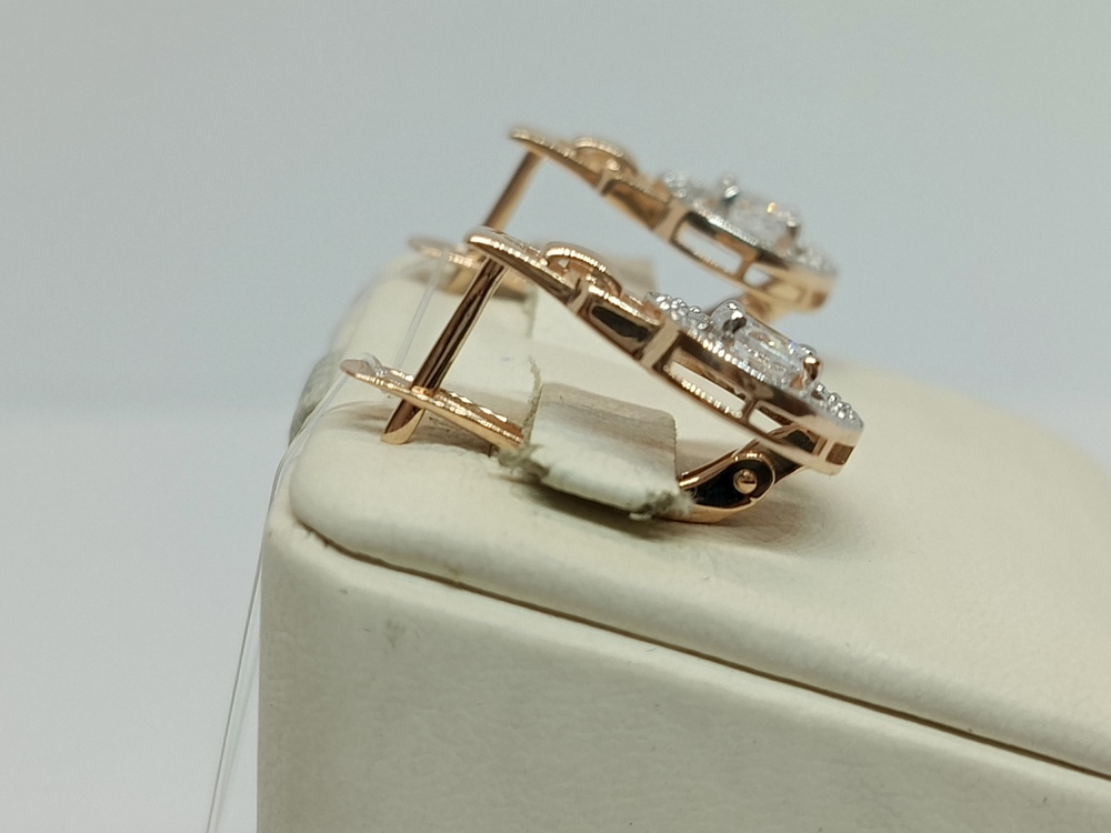 СЕРЬГИ С КАМНЯМИ (Au 585)