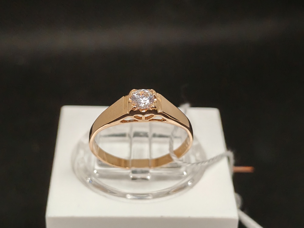 КОЛЬЦО С КАМНЕМ (Au 585)