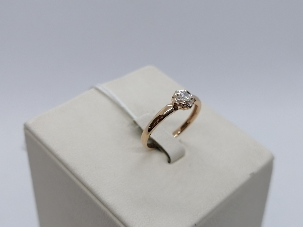 КОЛЬЦО БРИЛЛИАНТ Au 585