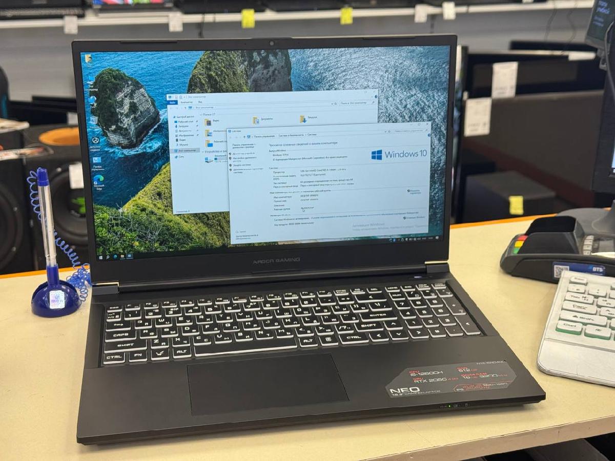 Ноутбук ARDOR Gaming; Core I5-12600K, GeForce RTX 2050, 16 Гб, 512 GB, Нет