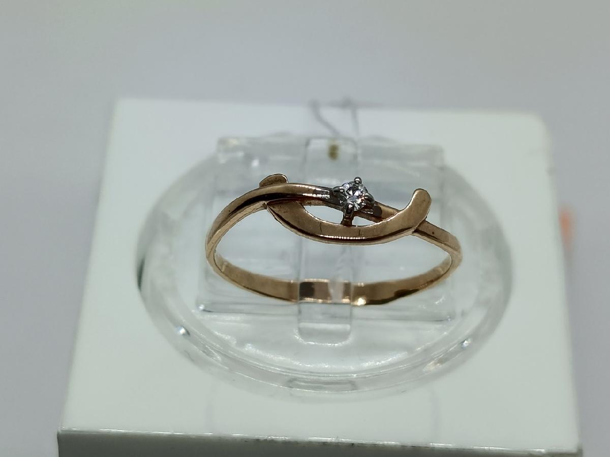 КОЛЬЦО С КАМНЕМ (Au 585)