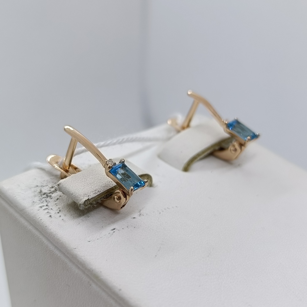 СЕРЬГИ С КАМНЯМИ (Au 585)