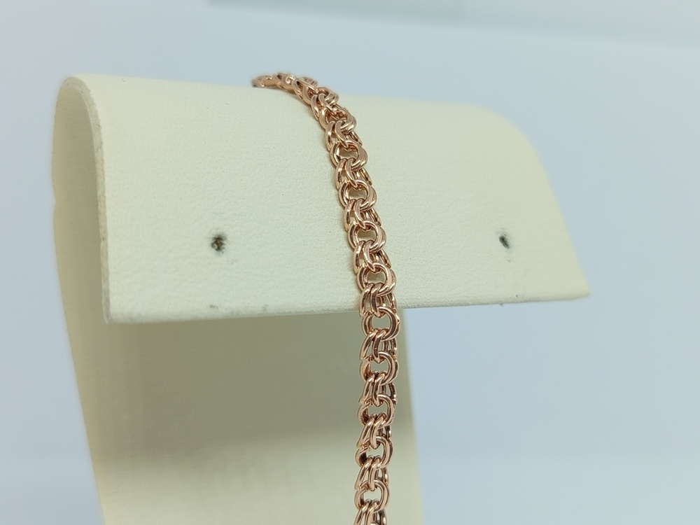 БЛБ585 БРАСЛЕТ ПОЛНОВЕСНЫЙ Бисмарк (Au 585)